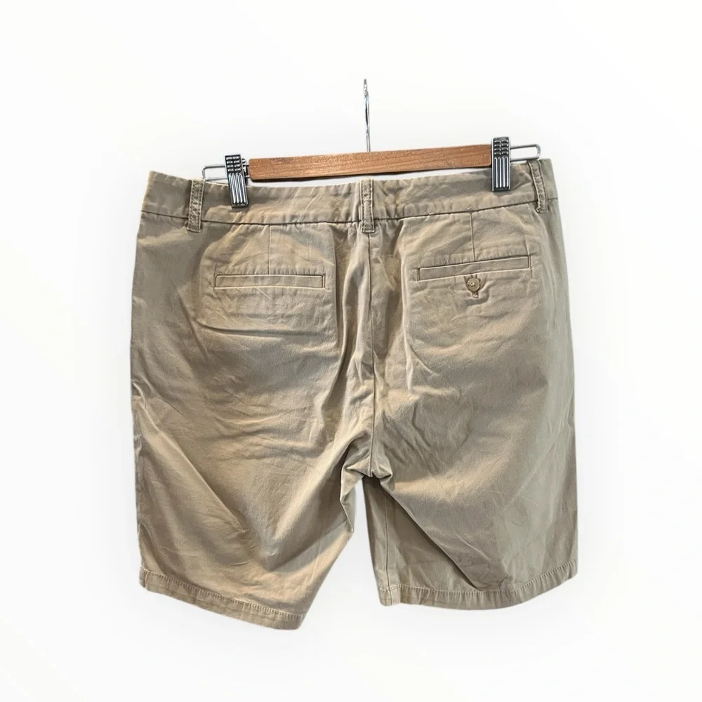 J.Crew Factory‎ Khaki Bermuda Shorts | Size 6| 100% Cotton